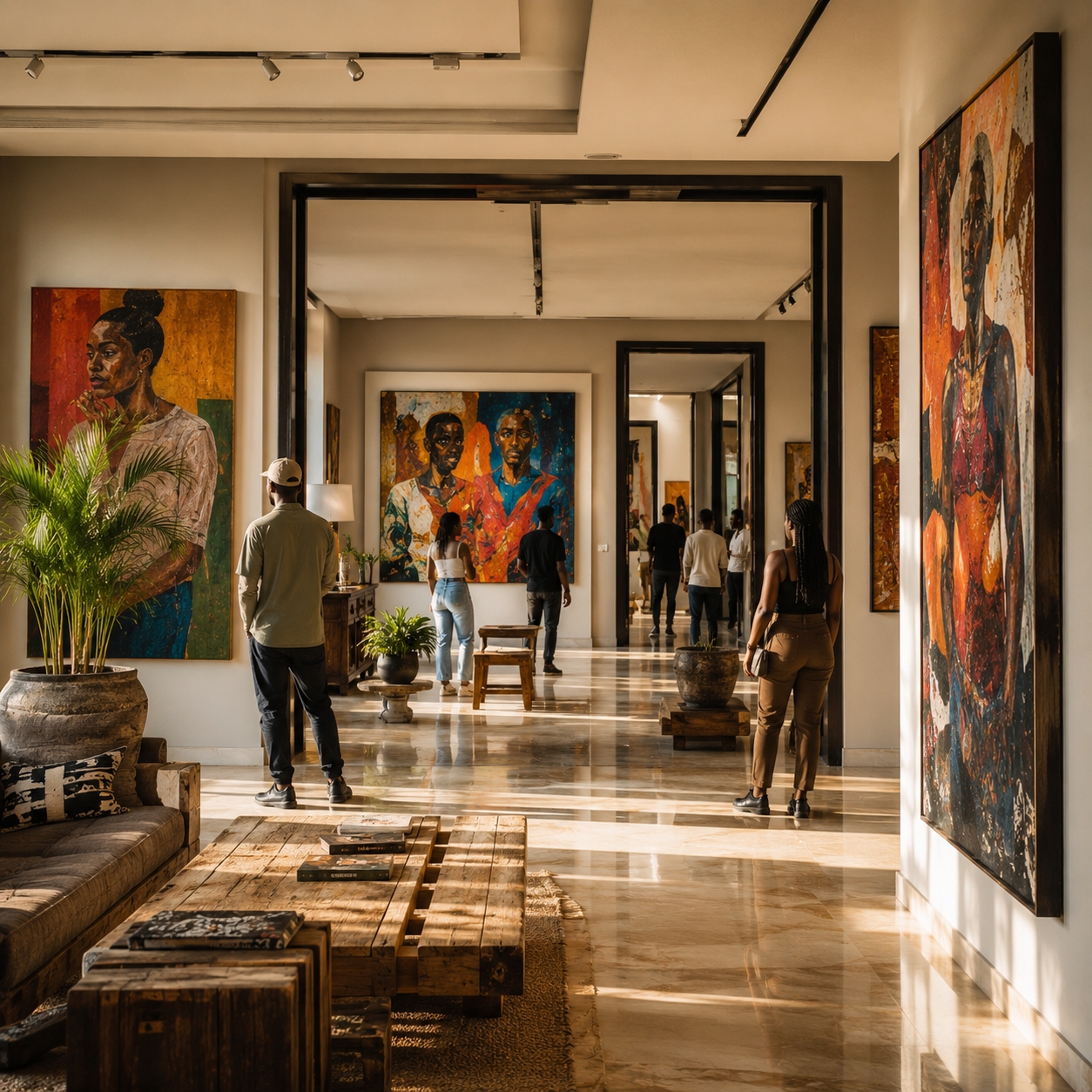 A BAFA show in a private home